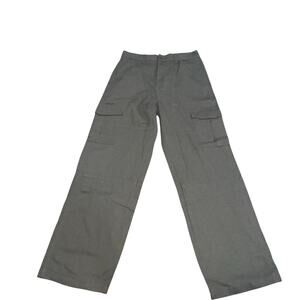 Divided H&M Cargo Pants Women’s 6 Olive Green Cotton Utility